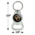 Graphics More Oakland University Secondary Logo Keychain With Bottle Cap Opener