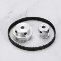 Gt-2 Synchronous Wheel 20 40 Teeth 5mm Bore Aluminum Alloy Timing Pulley With 1pcs Length 200mm Width 6mm Belt For 3d Printer