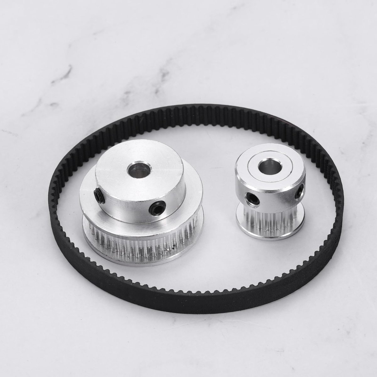 Gt-2 Synchronous Wheel 20 40 Teeth 5mm Bore Aluminum Alloy Timing Pulley With 1pcs Length 200mm Width 6mm Belt For 3d Printer