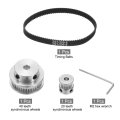 Gt-2 Synchronous Wheel 20 40 Teeth 5mm Bore Aluminum Alloy Timing Pulley With 1pcs Length 200mm Width 6mm Belt For 3d Printer