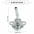 Motoforti Fuel Injection Pressure Regulator For Toyota 4runner 2003-2009 Metal No 2328050050 Silver Tone