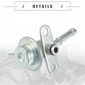 Motoforti Fuel Injection Pressure Regulator For Toyota 4runner 2003-2009 Metal No 2328050050 Silver Tone