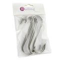 Ruiling 6-pack Size X-large Flat Hooks Heavy-duty Genuine Solid 304 Stainless Steel S Shaped Hangingkitchen Spoon Pan Pot 