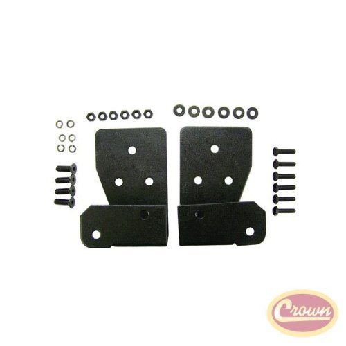 Mirror Relocation Brackets Black Crown Rt30014