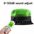 Y Dians S Led Beacon Light 120db 9 Tones 2 Flashing Modes Green Strobe Lights With Bolted Base For Vehicles Truck Forklift
