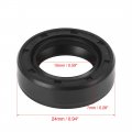 X Autohaux 15mm 24mm 7mm Rubber Double Lip Tc Oil Shaft Seal For Car Automotive