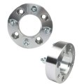 Silver 2 Pcs Wheel Spacers 1 5 Inch 4 X 110mm Replacement For Suzuki Honda 
