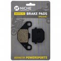 Niche Brake Pad Kit For Kawasaki Kfx450r 43082-0077 43082-1066 43082-0078 Front Rear Organic