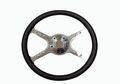 14 Lakester 4 Spoke Dual W Black Half Wrap For Boats 