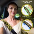 Cozeyat Set Of 2 Seat Belt Pads Mushroom Blue Design Auto Softy Seatbelt Cover For Neck And Shoulder Protector Car Accessories