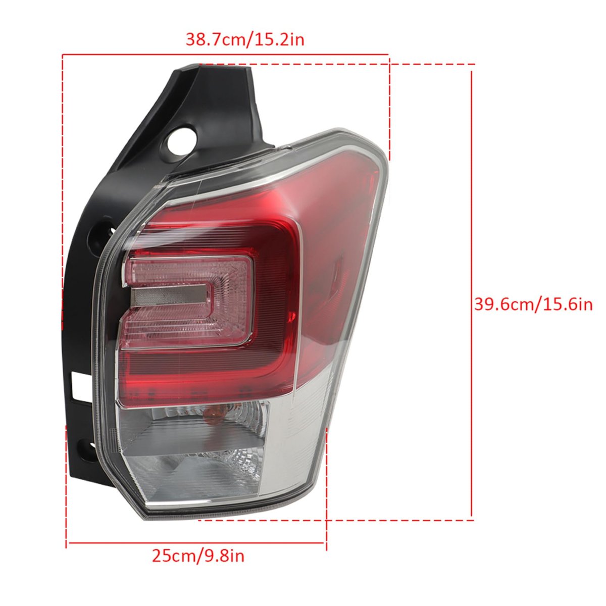 Rear Brake Tail Light Assembly Replacement For Forester 2017 2018 Passenger Side Right Halogen Red Lens Part Number 84912sg141