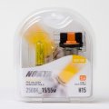 H15 Headlight Bulbs Nokya Hyper Yellow 2500k 12v 15 55w Nok7685 
