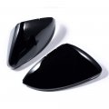 Astra Depot Glossy Black Side Mirror Cover Caps Replacement For 2013-2018 Vw Golf Mk7 5 Gti Hatchback Estate Driver Passenger