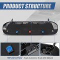 Factory Style Sport Hood Scoop Bulge Insert Kit Compatible With Toyota 4runner Tacoma 10-22 Matte Black