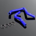 Pit66 Silicone Radiator Hose Kit Compatible With 1994-2001 Acura Integra Db6-dc2 Dc Blue Clamps 