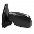 Ocpty Black Left Side Mirror Fit For 1999-2015d For F-250 Super Duty Textured Glass Manual Folding Non-heated
