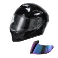 Tcmt Full Face Motorcycle Helmet Dot Approved For Adults Dual Visor Street Bike With Clear Tinted Shield Lightweight Abs Shell 