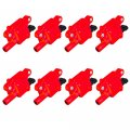 Ignition Coil Pack Of 8 For Chevy Silverado 1500 C1511 Uf413 Red 
