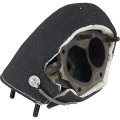 Heatshield Products 300548 Black Stealth Turbo Heat Shield For T2 Flange G25 27 28 With Wastegate 