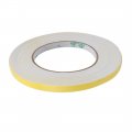 Uxcell 4pcs 8mm Wide 2mm Thick Single Side Sealed Shockproof Sponge Tape White 5m Long