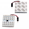 Grandviewtm 1-set 2pcs Rgb 5050 36smd Led Car Interior Panel Reading Lamp Auto Remote Controlled Muti-color Dc 12v With T10