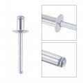 Uxcell Blind Rivets Aluminum 6mm Diameter 10mm Grip Length Silver Tone 50pcs