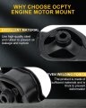 Ocpty Engine Motor And Trans Mount Compatible With 2007-2008 For Honda Fit Am500 A4552 A4537 3pcs