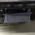 25 Row An10-10an Thermostat Adaptor Aluminum Engine Transmission Racing Oil Cooler Kit 2 Line Silver