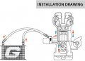 25 Row An10-10an Thermostat Adaptor Aluminum Engine Transmission Racing Oil Cooler Kit 2 Line Silver