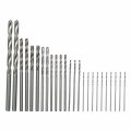 Usonline911 25pcs Twist Drill Bits 1pcs Hand Set Small Manual Keyless Chuck Pin Vise Rotary