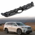 Munirater Grill Front Bumper Upper Grille Electroplated Silver Replacement For 2017 2018 2019 Highlander 531010e230 To1200425