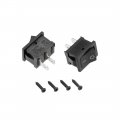 Uxcell Inline Cord Switch Ac 250v 6a Duplex On-off Feed-through Rocker For Bedroom Table Lamp Desk Light Pack Of 8
