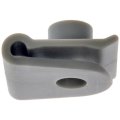 Clip Nut Assortments For Mazda 3 2004 To 2018 Gray Nylon Bumper Clips Fastener Rectangular Shape 2 Pieces Replacement B45556135 