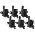 Set Of 6 Ignition Coil Packs 4 Pins Fits For Chevrolet Avalanche 5 3l 2007 Pack Replaces Uf262