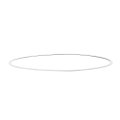 Wheel Rim Protector Ring Abs Scratch Guard Safe Driving Universal Fit White