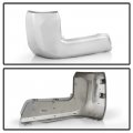 Acanii For 2016-2022 Toyota Tacoma Chrome Surface Rear Bumper End Cap W O Parking Assist Sensor Hold Left Driver Side
