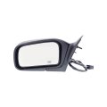 Driver Side Door Mirror For Ford Crown Victoria 1995 1996 Textured Black Power Heated Foldaway Flat Glass Replaces Fo1320129 