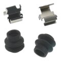 Rear Disc Brake Hardware Kit For Jeep Compass Patriot 2007 To 2017 Steel Gold Classification Regular Service