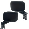 Spieg Side Mirror Set For 2015-2020 Jeep Renegade Power Adjusted Heated Glass Manual Fold With Temperature Sensor Pair Black 