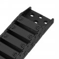 Uxcell Drag Chain Cable Carrier Semi Enclosed Open Type With End Connectors R28 15x40mm 1 5 Meter Plastic For Electrical Cnc