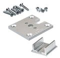 C R Laurence D1990ae Crl Satin Anodized 2 X End Partition Post Base Plate Kit 