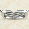 Kuafu Front Upper Bumper Grill Grille Compatible With 2002-2008 Gmc Envoy Xl Xuv Honeycomb Mesh Insert Hood Cover Chrome