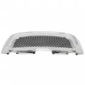 Front Upper Bumper Grill Grille For 2002-2008 Gmc Envoy Xl Xuv Honeycomb Mesh Insert Hood Cover Chrome Silvery