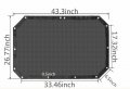 Mesh Sun Shade Bimini Bikini Top For 2 4 Door 2dr 4dr Jeep Wrangler Jk Jku