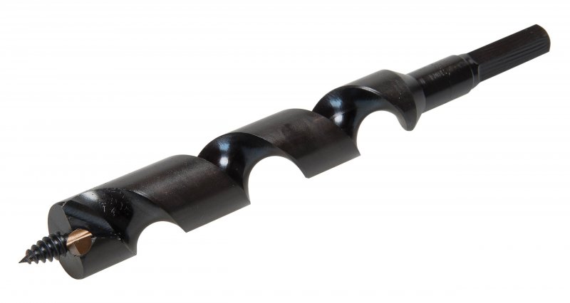 63rt-1 Replaceable Tip Nail Eater Auger Bit 1 In X 8 625 Straight Flute Drill For Pine Steel And Wood