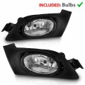 Amerilite For 2001-2003 Honda Civic 2dr 4-door Clear Halogen Replacement Bumper Fog Light Assembly Pair Passenger And Driver