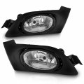 Amerilite For 2001-2003 Honda Civic 2dr 4-door Clear Halogen Replacement Bumper Fog Light Assembly Pair Passenger And Driver