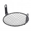 Teswne 6 5 Universal Motorcycle Durable Headlight Grill Cover For Cruiser Chopper Cafe Racer 2