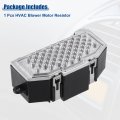 Acropix Hvac Blower Motor Resistor Replacement Fit For Audi A4 A5 A8 Pack Of 1 Silver Tone