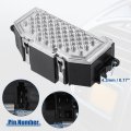 Acropix Hvac Blower Motor Resistor Replacement Fit For Audi A4 A5 A8 Pack Of 1 Silver Tone